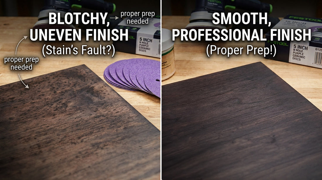Why Your Finish Looks Blotchy, and It's Not the Stain's Fault