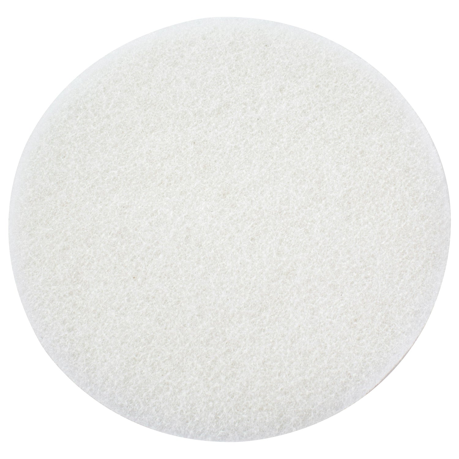 Orca Abrasives white non-scratch non-woven finishing pad for applying hard wax oil to wood
