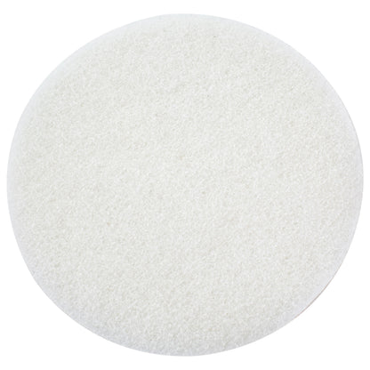 White non-scratch non-woven finishing pad for applying hard wax oil, face up