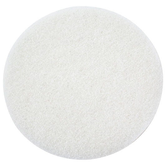 White non-scratch non-woven finishing pad for applying hard wax oil, face up