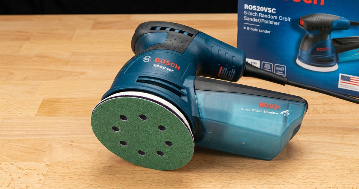 What Sanding Discs Fit a Bosch ROS20VSC?